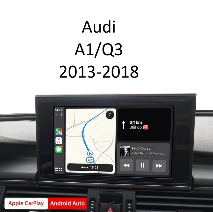 image Wireless Apple CarPlay & Android Auto Интерфейс – Audi A1/Q3 2013-2018