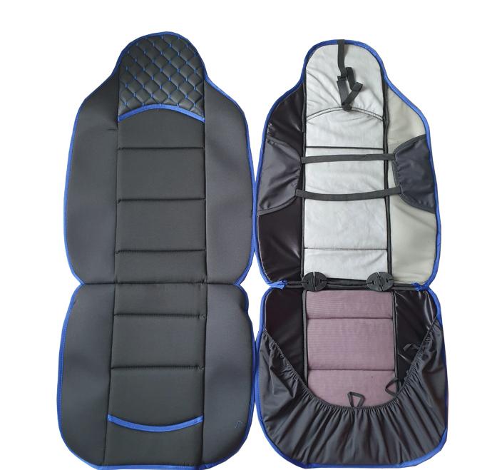 image_4 Комплект универсални калъфи за седалки на МПС- 2бр/к-кт-черно със синьо