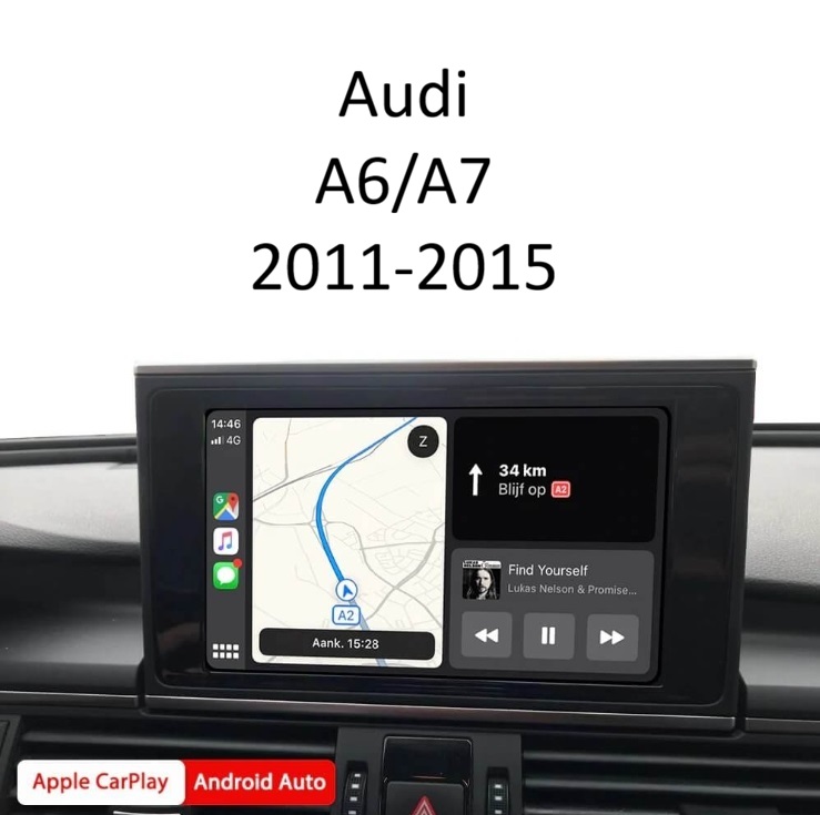image Wireless Apple CarPlay & Android Auto Интерфейс – Audi A6/A7 2011-2015 RMC система