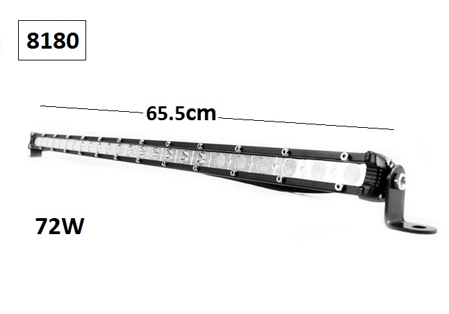 ХАЛОГЕН -LED БАР- 72W  65.5см. 