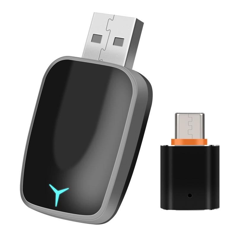 image Car AI Box 2 в 1 Dongle USB безжичен Carplay / Android Auto адаптер