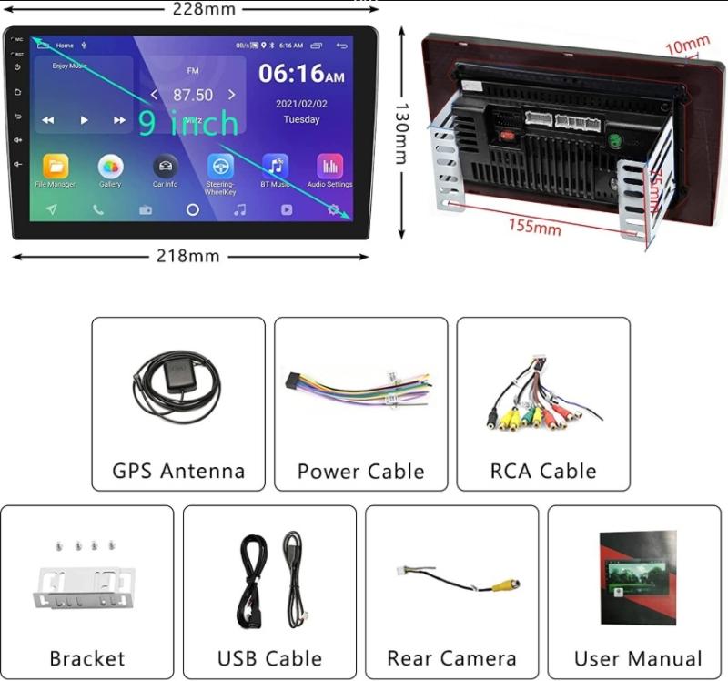 image_3 9" Android Car Radio Stereo за Subaru Legacy 2003-2009