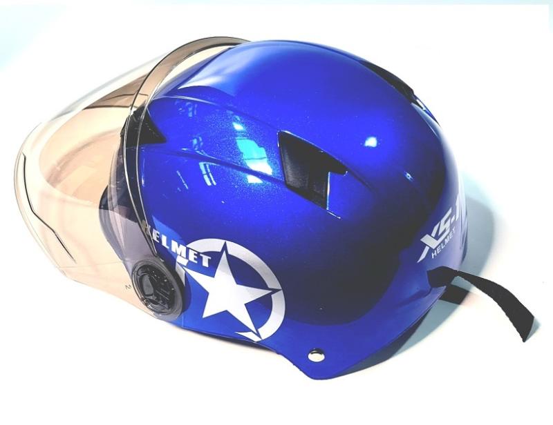 image_2 Каска за скутер, мотопед синя