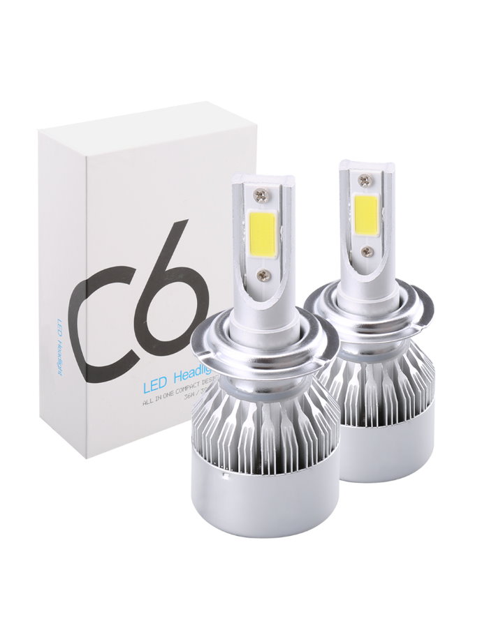 image_4 LED диодни крушки C6 H7 - 36W/ 3800LM Led Headlight 