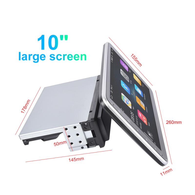 image_4 10.1-инчова 1din Android Car+Carplay мултимедия 2GB+64GB 360 градуса въртящ се сензорен екран
