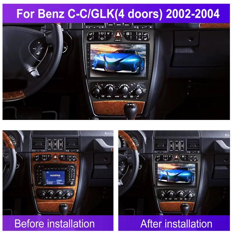 image_4 МУЛТИМЕДИЯ 9" MB W203 C-class 2002-2006 CLK